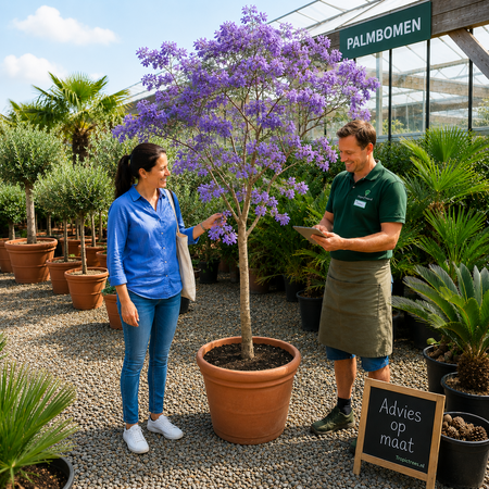 Zelf je Jacaranda Mimosifolia uitkiezen of advies?